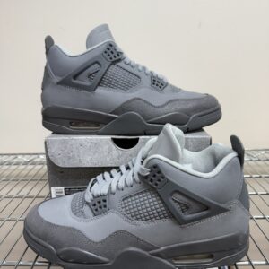 size 9 jordan 4 retro se paris olympics wet cement (fq7928 001)