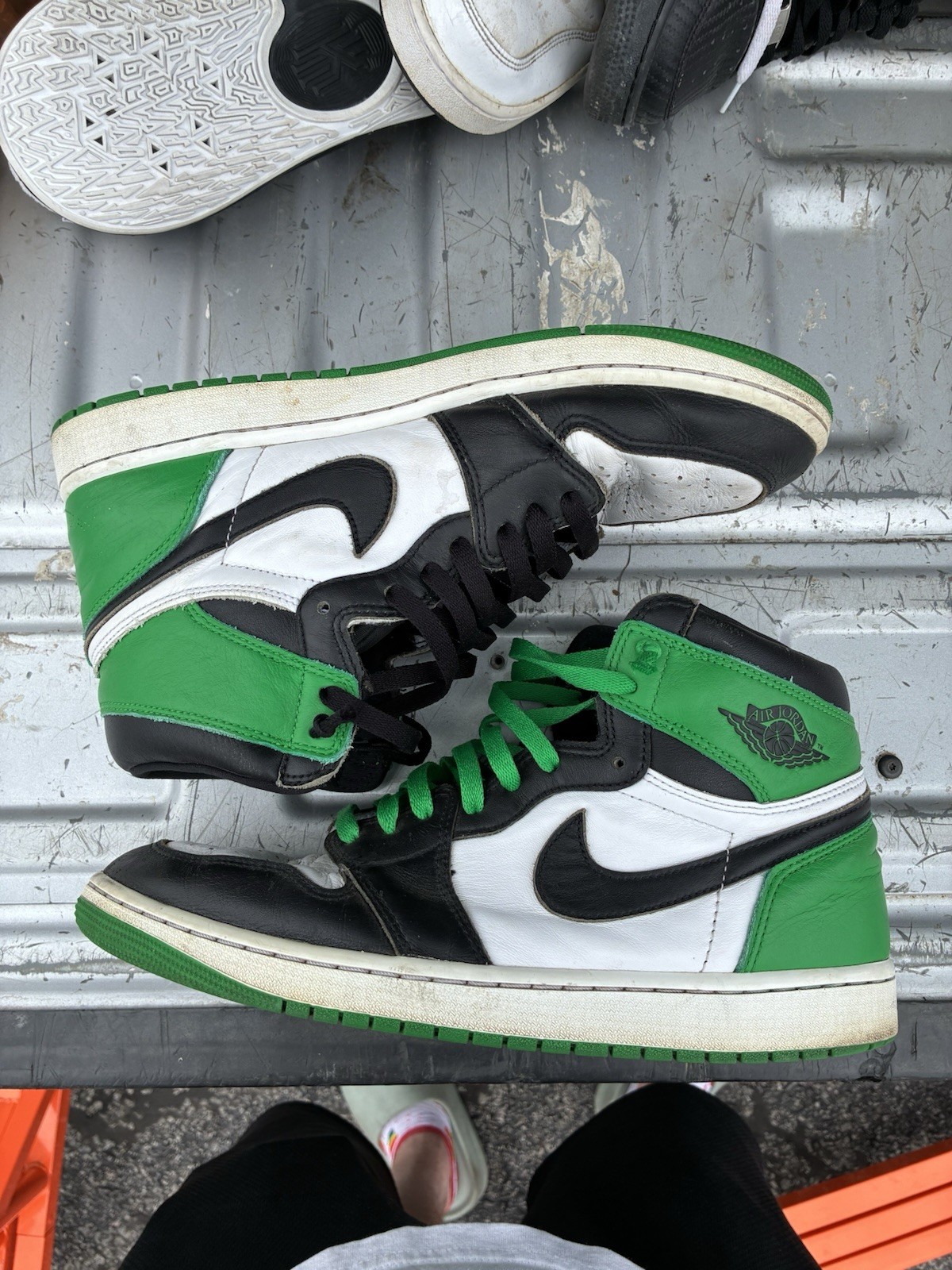 air jordan 1 retro og high lucky green size 12 dz5485 031 air jordan 1 retro og high lucky green size 12 dz5485 031