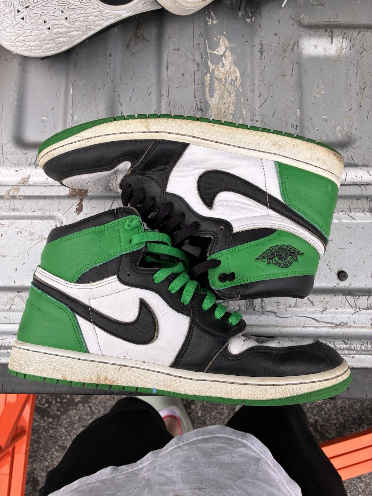 air jordan 1 retro og high lucky green size 12 dz5485 031 air jordan 1 retro og high lucky green size 12 dz5485 031