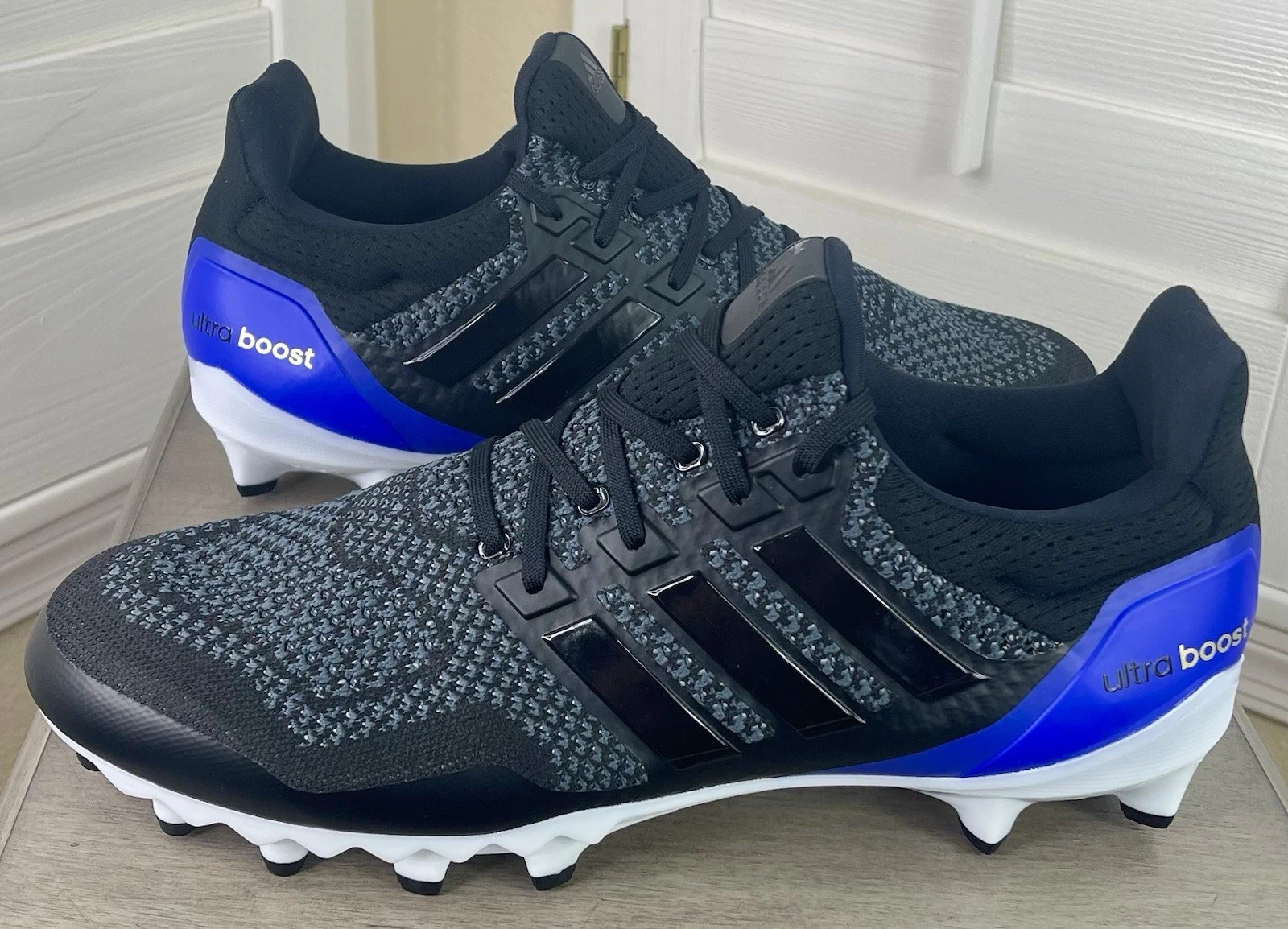 size 12.5 adidas ultraboost core black/purple/gold football cleats jp7410 men’s size 12.5 adidas ultraboost core black/purple/gold football cleats jp7410 men’s