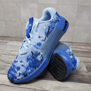 nike metcon 9 amp mens size 9 aluminum racer blue midnight navy hj6008 400