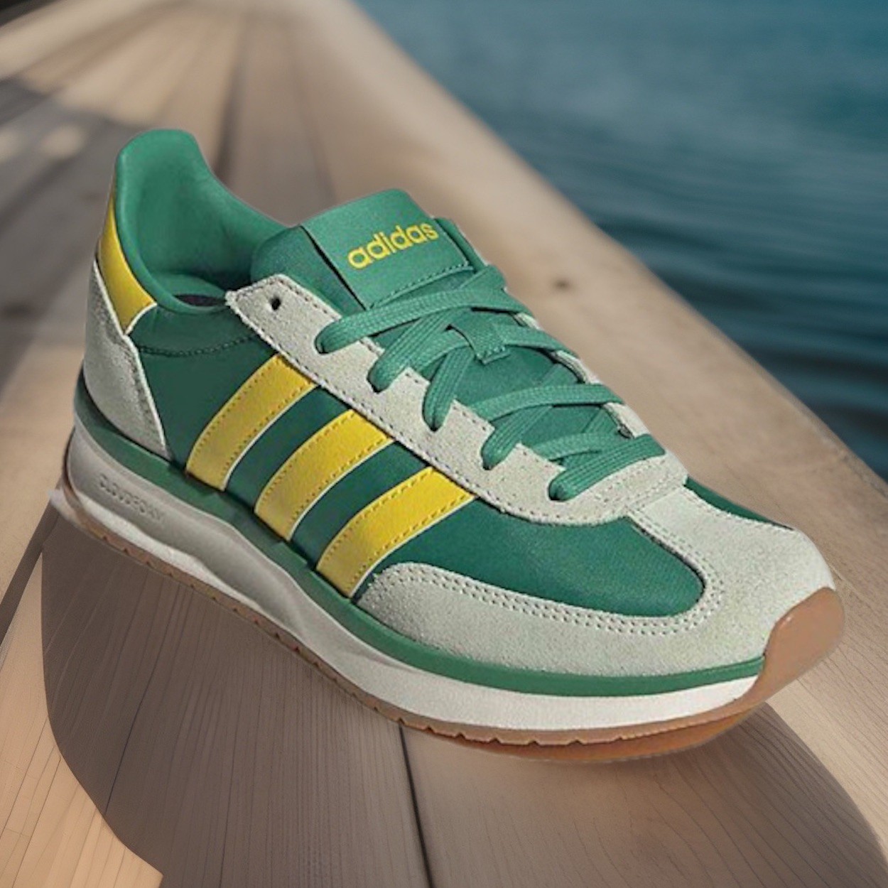 adidas run 70s 2.0 women’s green yellow gray low top athletic sneakers size 8 adidas run 70s 2.0 women’s green yellow gray low top athletic sneakers size 8