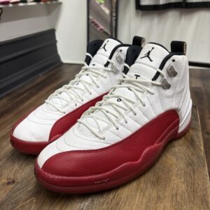 size 12 air jordan 12 retro cherry 2023 (ct8013 116) pre owned
