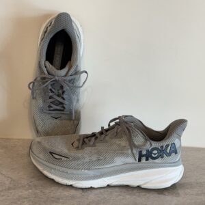 hoka one one clifton 9 ‘harbor mist’ 1127895hmbc sneakers (men’s 12.5d)