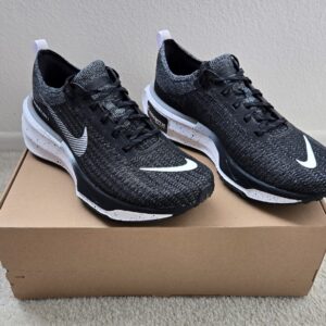 nike zoomx invincible run flyknit 3 oreo black dr2615 002 men’s 11 new