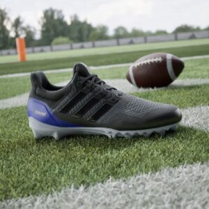 $180 adidas ultraboost football cleats black blue woven jp7410 men’s size 11.5