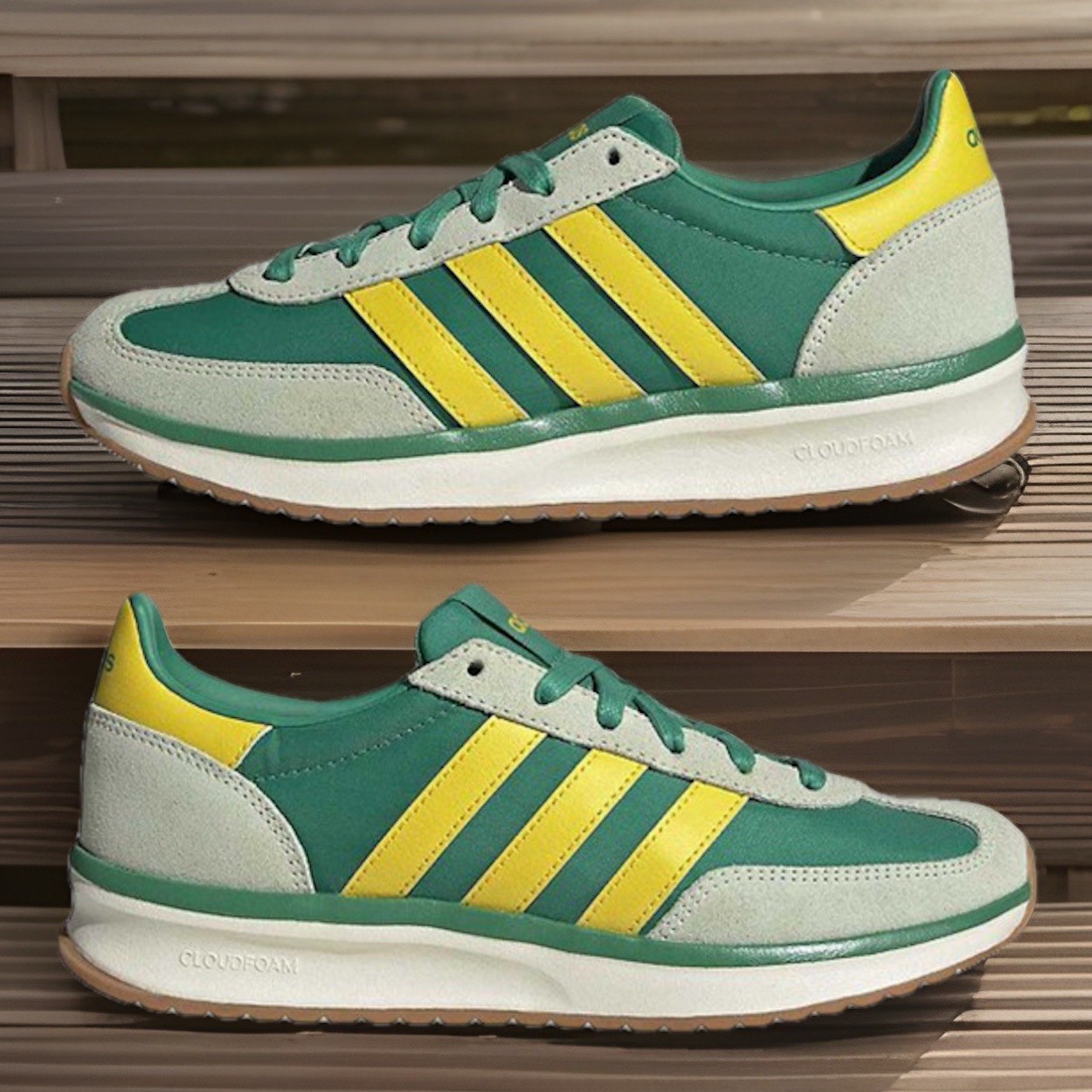 adidas run 70s 2.0 women’s green yellow gray low top athletic sneakers size 8 adidas run 70s 2.0 women’s green yellow gray low top athletic sneakers size 8