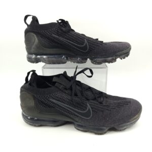 nike air vapormax 2021 flyknit shoes mens size 13 black knit dh4084 001