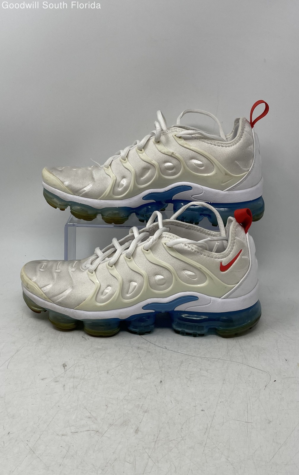nike mens air vapormax plus dv2119 100 white lace up sneaker shoes size 7.5 nike mens air vapormax plus dv2119 100 white lace up sneaker shoes size 7.5
