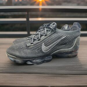 women's nike air vapormax 2021 flyknit black running shoes size 10.5
