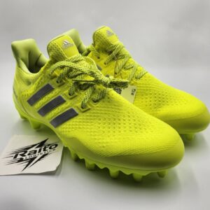 mens sz 9 adidas football cleats ultraboost molded team solar yellow 2 jp7413