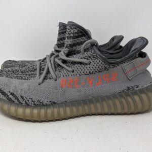 adidas yeezy boost 350 v2 shoes mens size 11 gray beluga stripe ah2203 sneakers