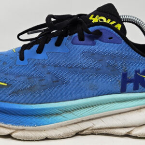 hoka one one clifton 9 men's running shoes virtual blue cerise 1127895 size 10 d