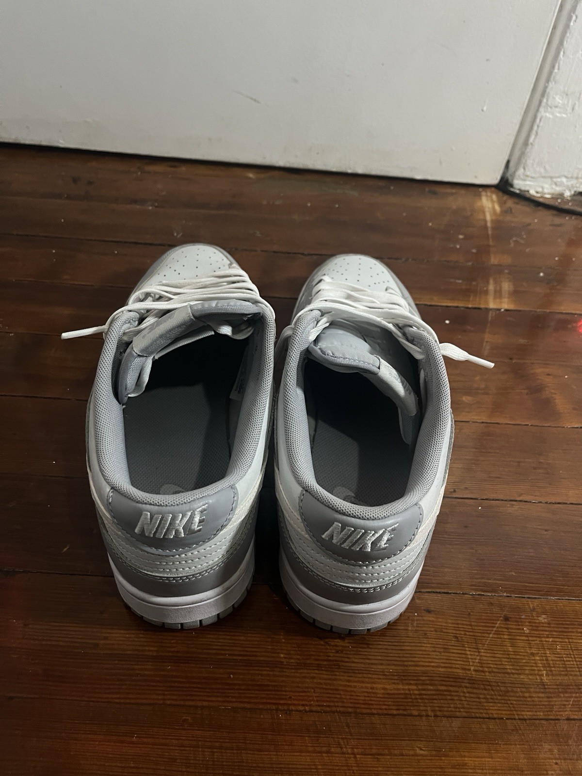 nike dunk low grey trainers size 9.5 nike dunk low grey trainers size 9.5