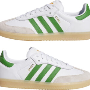adidas samba adv size 11 mens sneakers white crew green jp8522 new