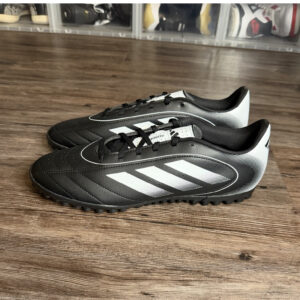 adidas goletto ix tf turf soccer shoes black/white brand new no box sz 12