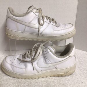 nike air force 1 ‘07 men's 12 sneakers triple white low top 315122 111