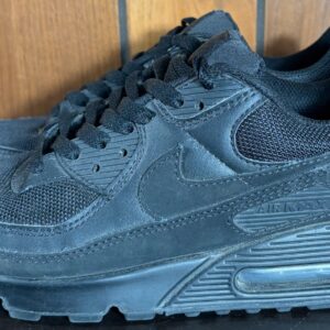 nike air max 90 recraft triple black cn8490 003 men's shoes sz 9 guc