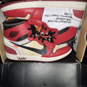jordan air jordan 1 high og x off white chicago 2017 aa3834 101 red white
