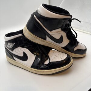 sneakers shoesair jordan 1 retro og mens 11.5 2014 high black white 555088 010