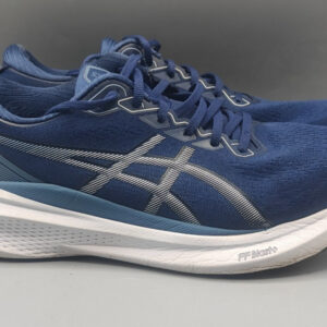 asics gel kayano 30 men’s size 11.5 athletic running sneakers shoes blue white