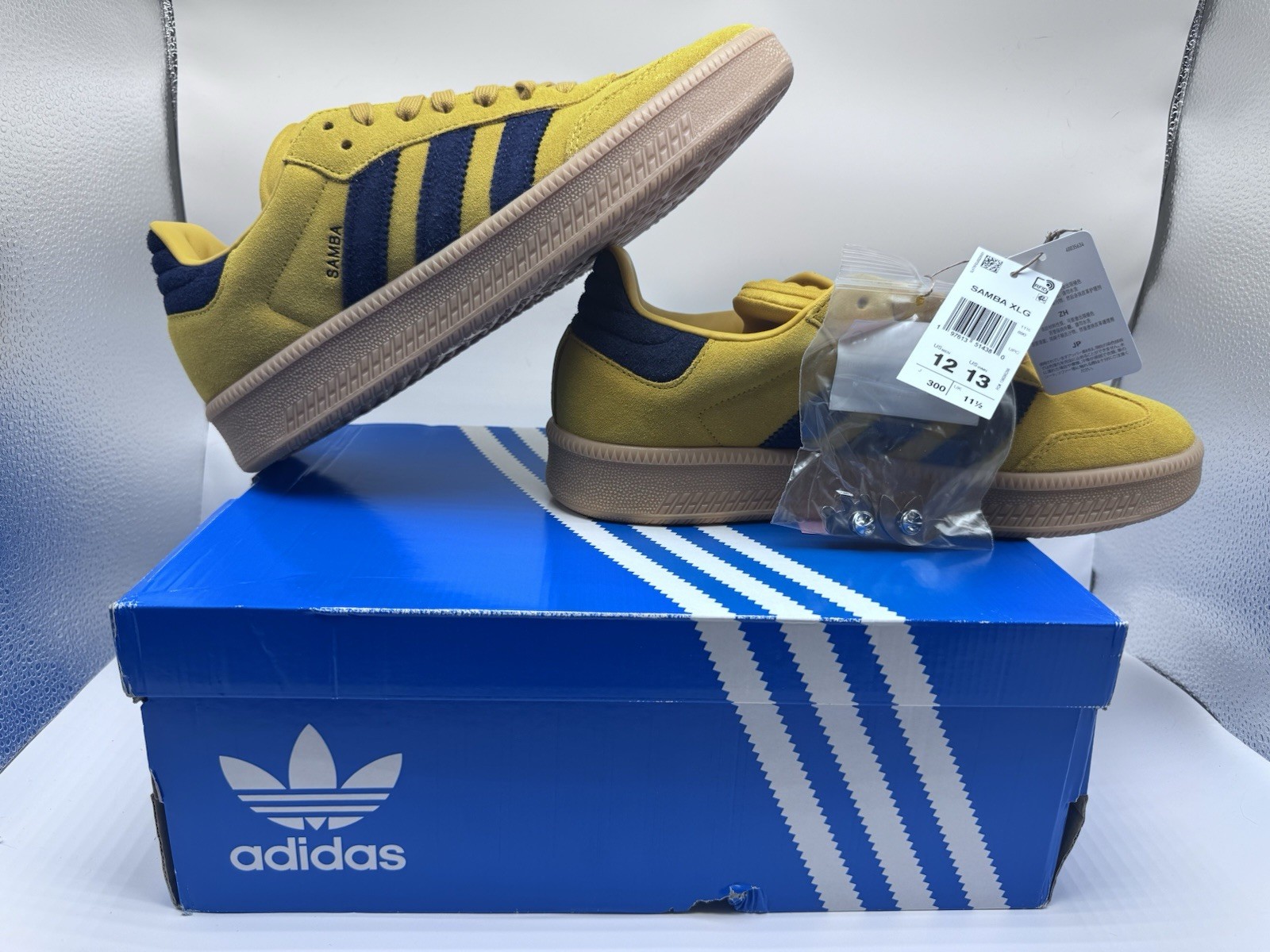 adidas samba xlg bogold/nindig/warvan men’s size 12 woman's 13 jp7781 adidas samba xlg bogold/nindig/warvan men’s size 12 woman's 13 jp7781