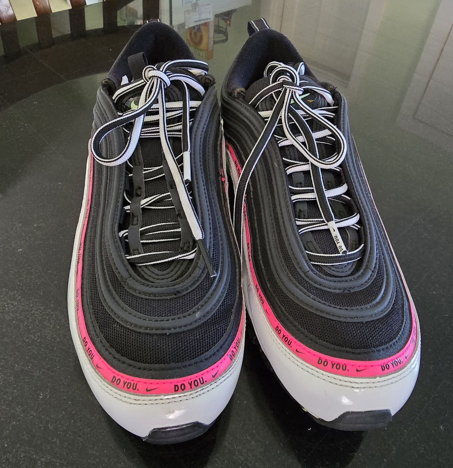 nike air max 97 'do you' black pink green low top men's sneaker athletic shoes nike air max 97 'do you' black pink green low top men's sneaker athletic shoes