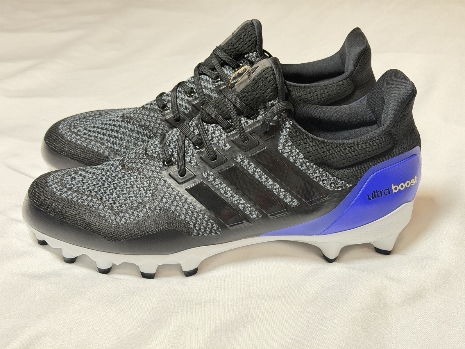 adidas ultraboost boost football cleats mens black sneakers athletic shoes sz 11 adidas ultraboost boost football cleats mens black sneakers athletic shoes sz 11