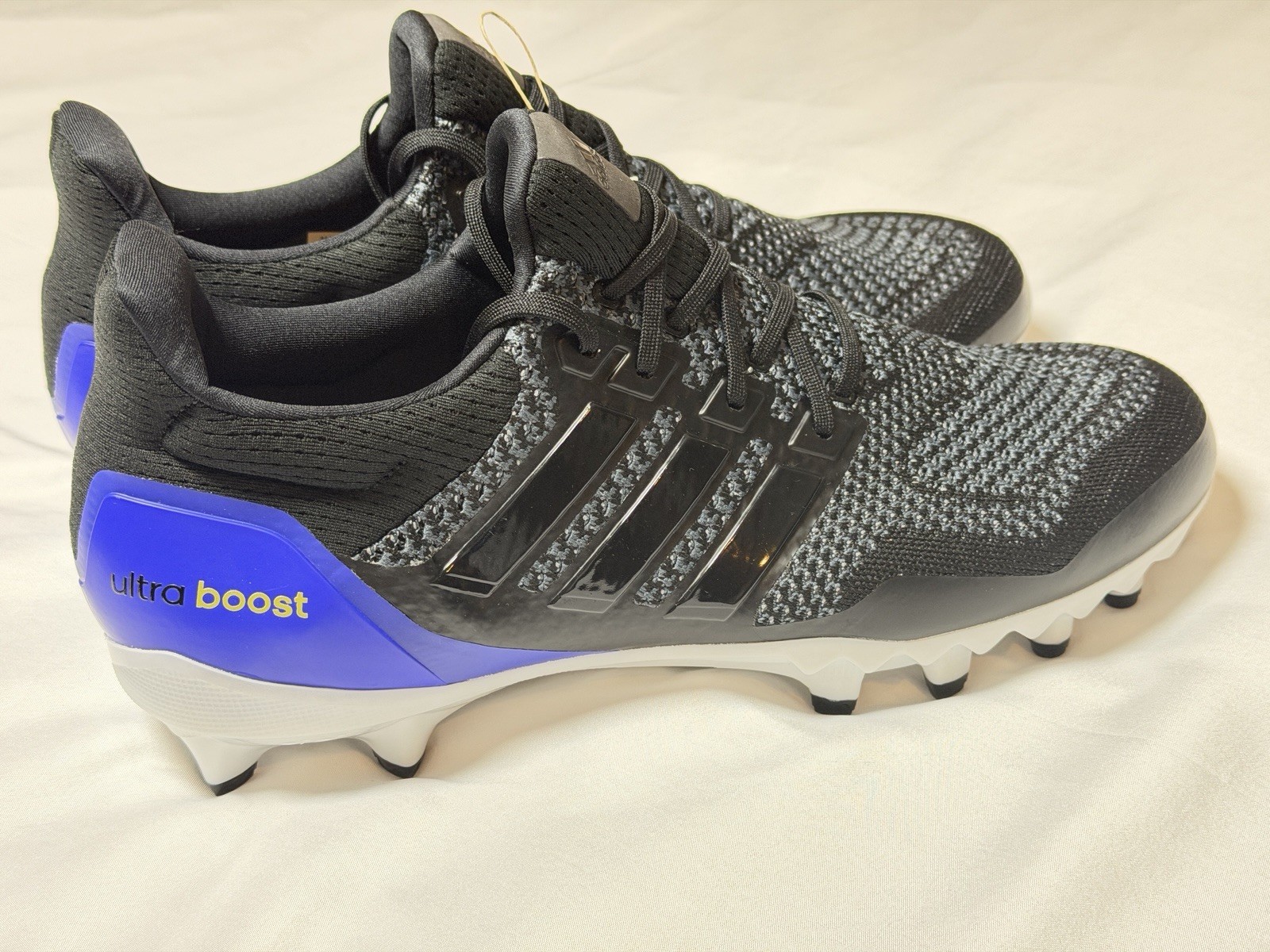 adidas ultraboost boost football cleats mens black sneakers athletic shoes sz 11 adidas ultraboost boost football cleats mens black sneakers athletic shoes sz 11