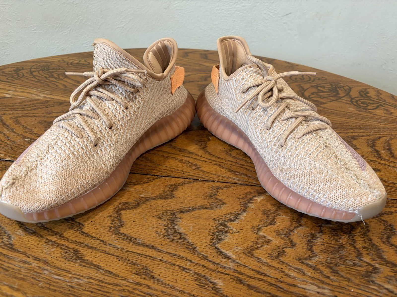 adidas yeezy boost 350 v2 clay size 11 tan orange stripe kanye west adidas yeezy boost 350 v2 clay size 11 tan orange stripe kanye west
