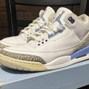 air jordan 3 retro “unc” 2020 men’s size 10.5 ct8532 104