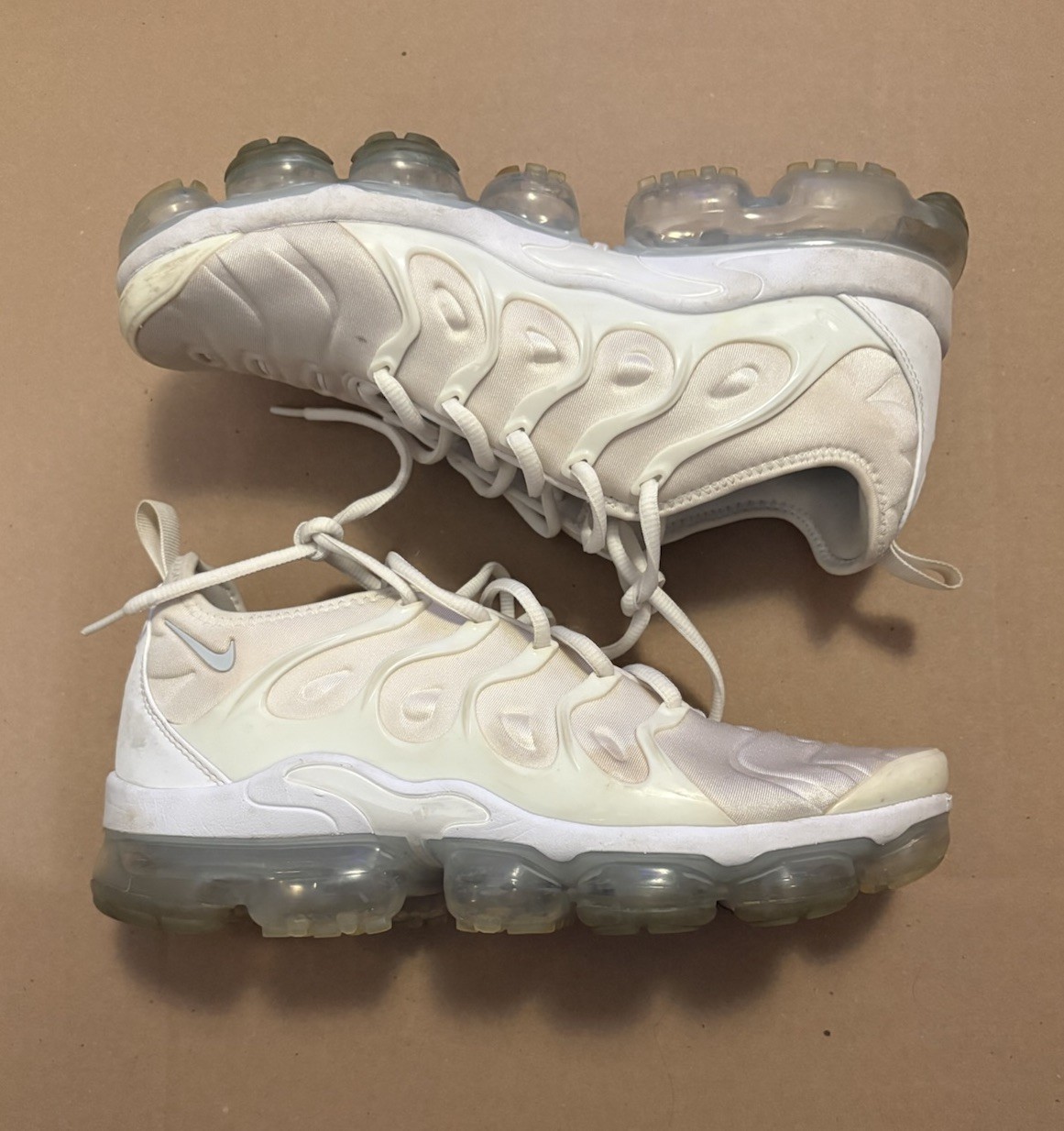 nike air vapormax plus triple white pure platinum 924453 100 men's 10 running nike air vapormax plus triple white pure platinum 924453 100 men's 10 running
