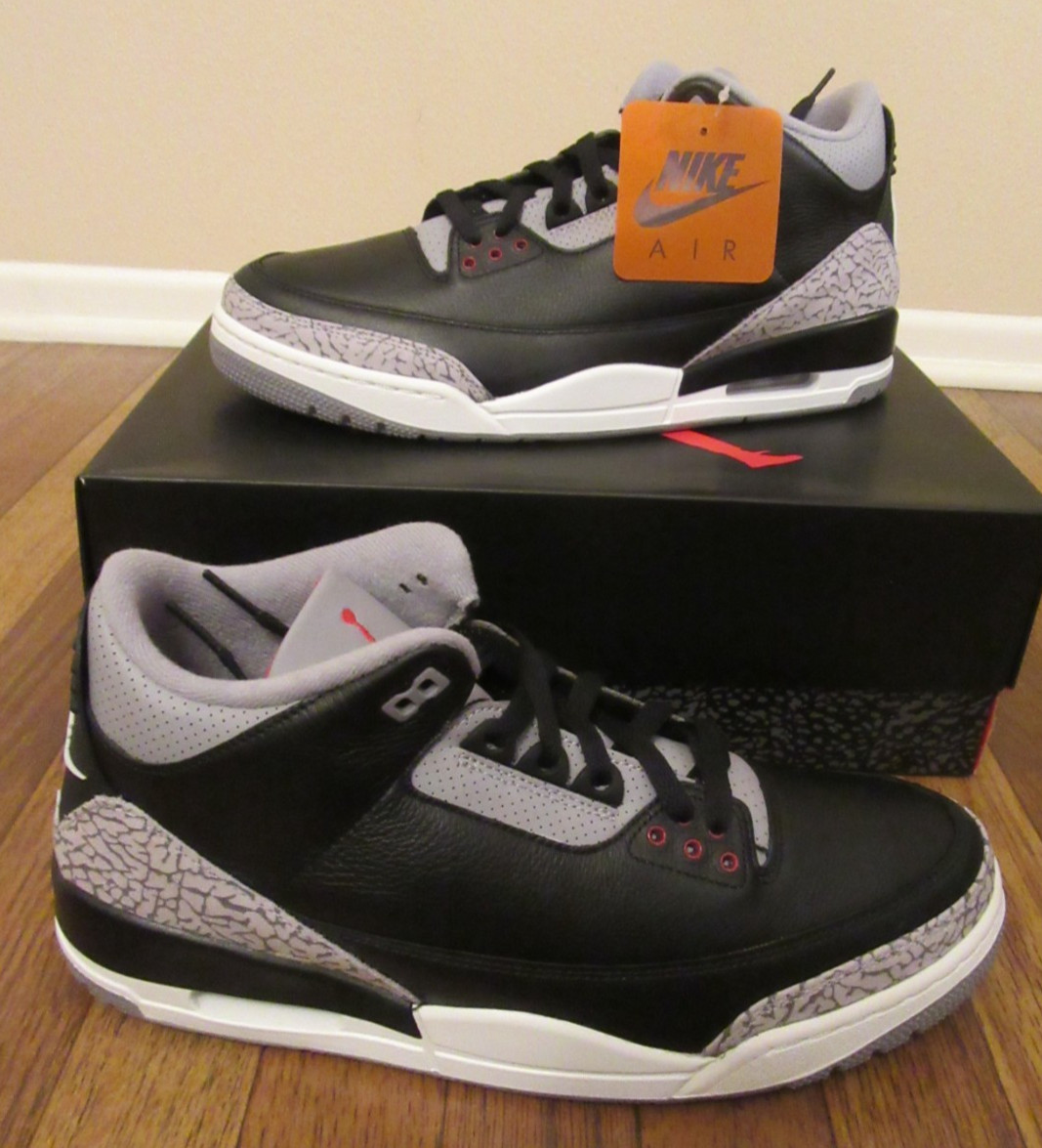 nike air jordan 3 retro size 11.5 black fire red cement grey dn3707 010 new nib nike air jordan 3 retro size 11.5 black fire red cement grey dn3707 010 new nib