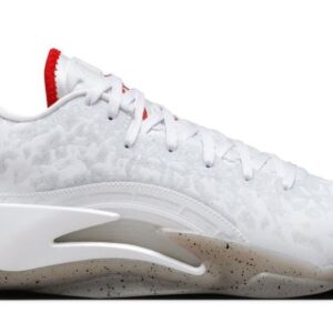 nike air jordan white red zion 3 sneaker shoe eu 47.5 us men's 13 w 14.5 nib