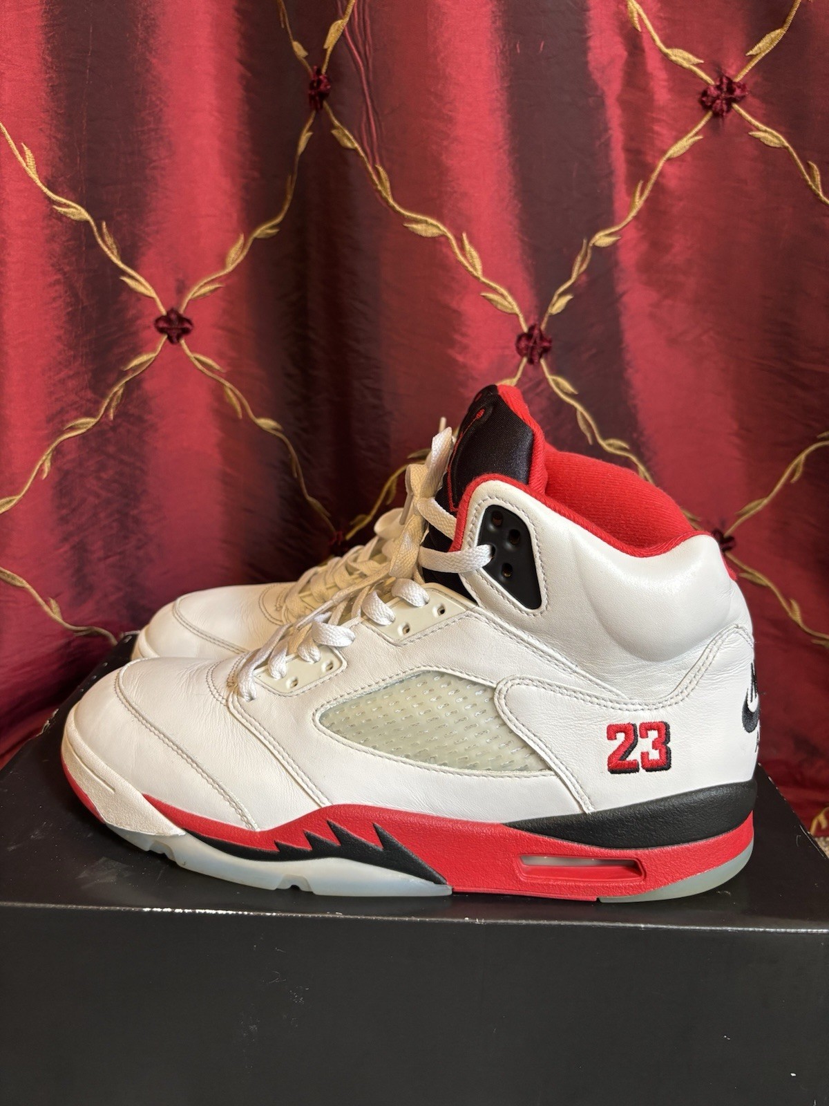 air jordan 5 retro 2025 fire red hq7879 101 size 11 air jordan 5 retro 2025 fire red hq7879 101 size 11