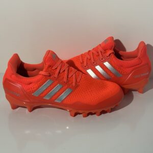 size 10.5 adidas ultraboost solar red silver mens football cleats jp7411 new