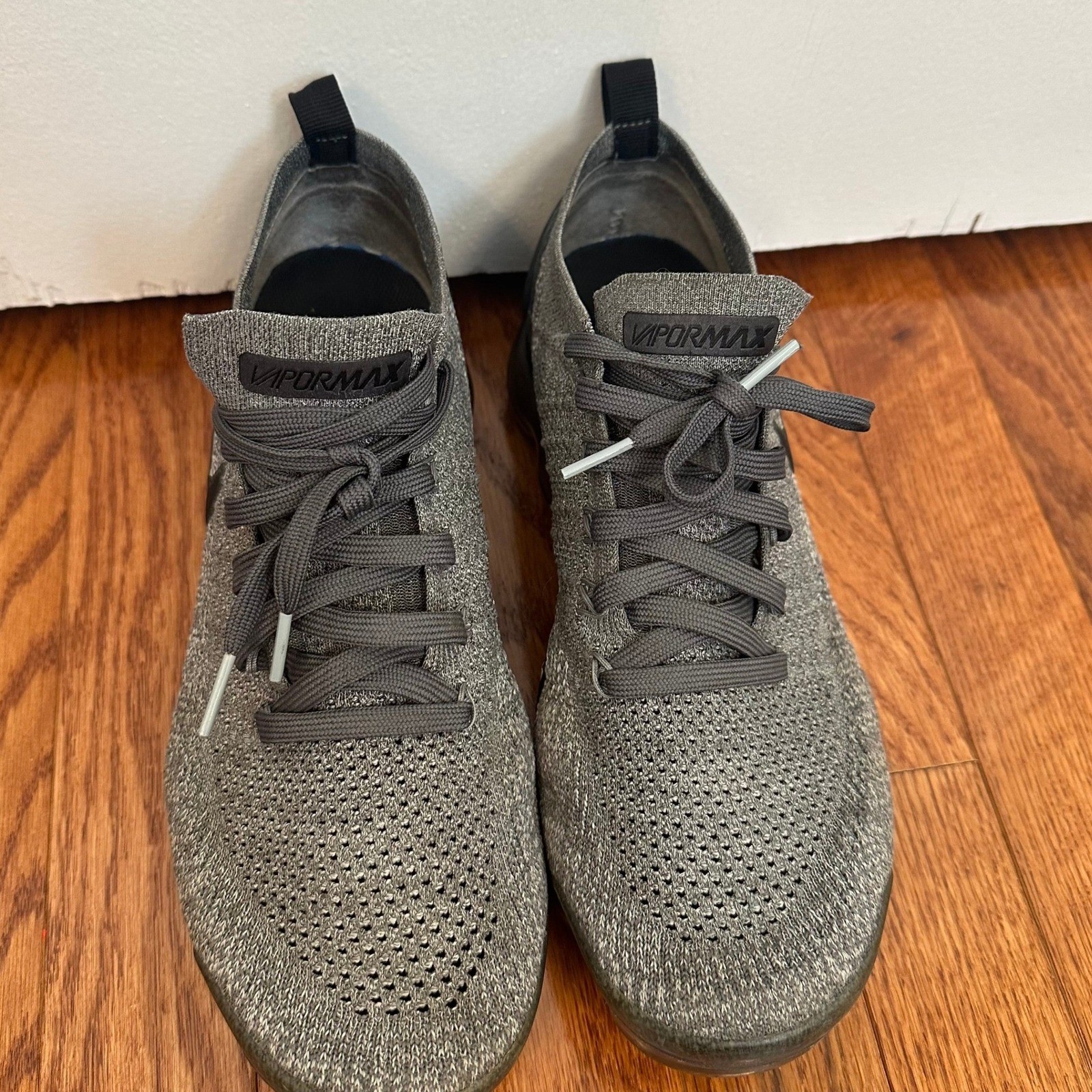 nike air vapormax 2.0 wolf gray flyknit running shoes mens 9.5 942842 002 nike air vapormax 2.0 wolf gray flyknit running shoes mens 9.5 942842 002