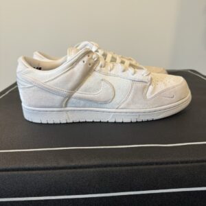 nike dunk low dover street market white velvet sneakers men’s 10.5 new no box