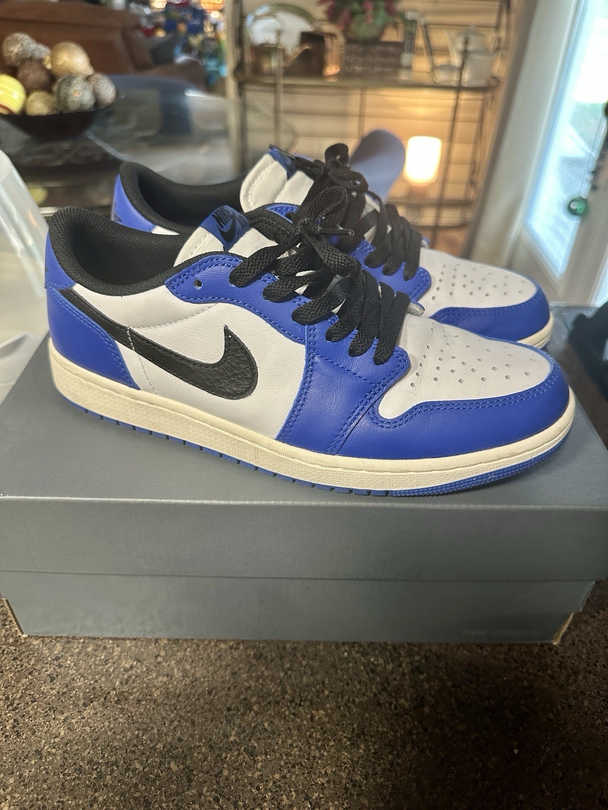 nike air jordan retro 1 low game royal size 9 nike air jordan retro 1 low game royal size 9