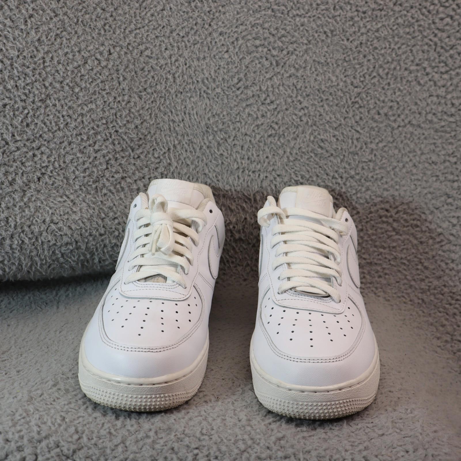 men size 11 nike air force 1 '07 low triple white guc men size 11 nike air force 1 '07 low triple white guc
