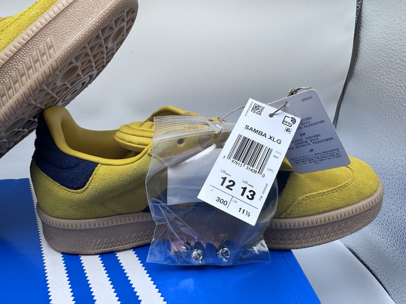 adidas samba xlg bogold/nindig/warvan men’s size 12 woman's 13 jp7781 adidas samba xlg bogold/nindig/warvan men’s size 12 woman's 13 jp7781
