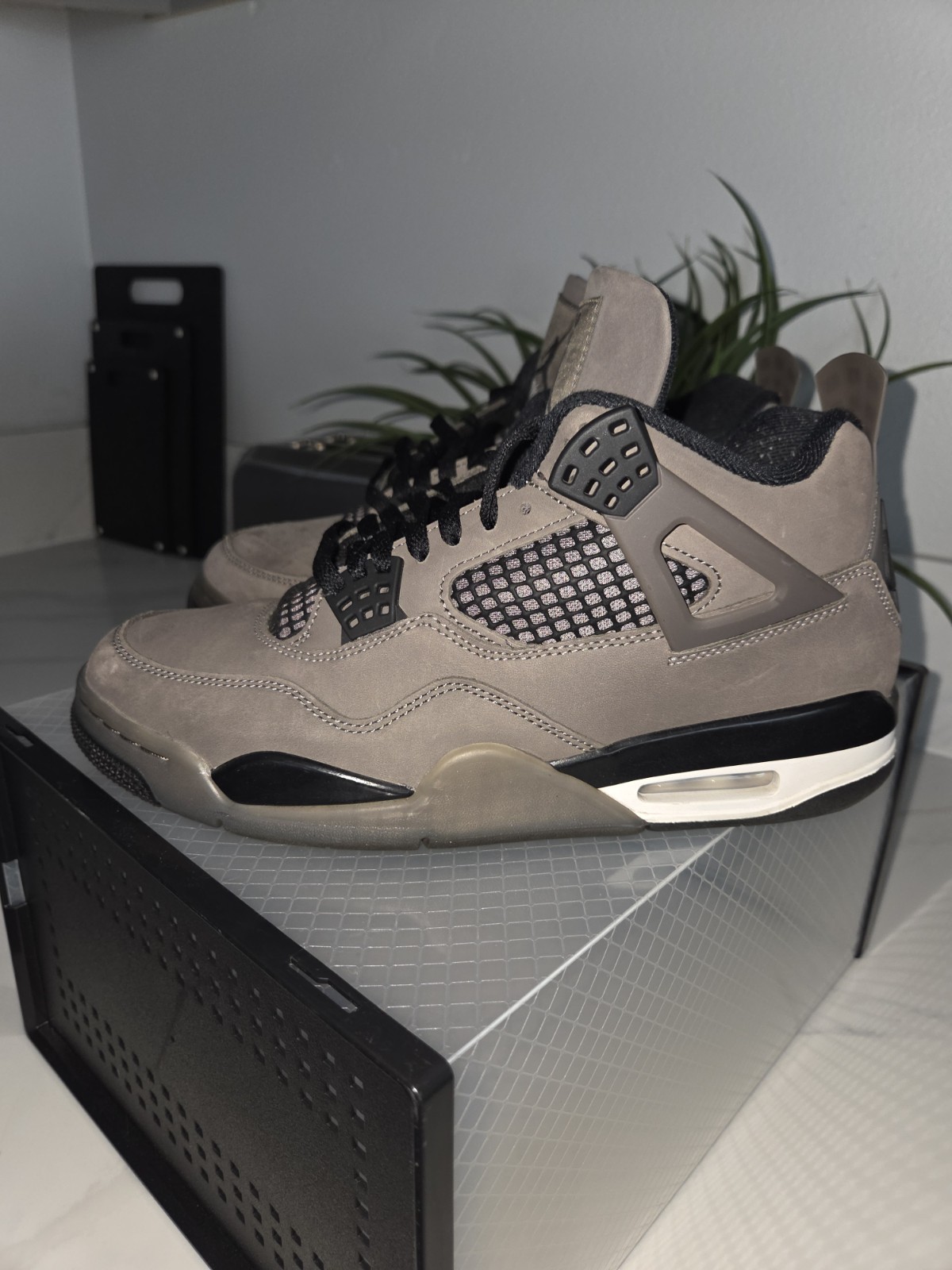 jordan air jordan 4 retro se wet cement gray suede sneakers fq7928 001 2024 jordan air jordan 4 retro se wet cement gray suede sneakers fq7928 001 2024
