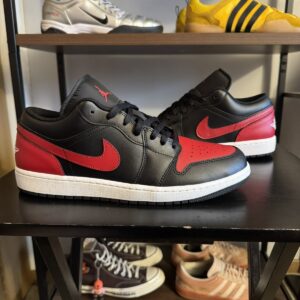 jordan air jordan 1 low bred men’s sneaker 553558 067
