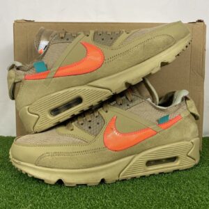 nike x off white the 10 air max 90 desert ore athletic shoes size 10 aa7293 200