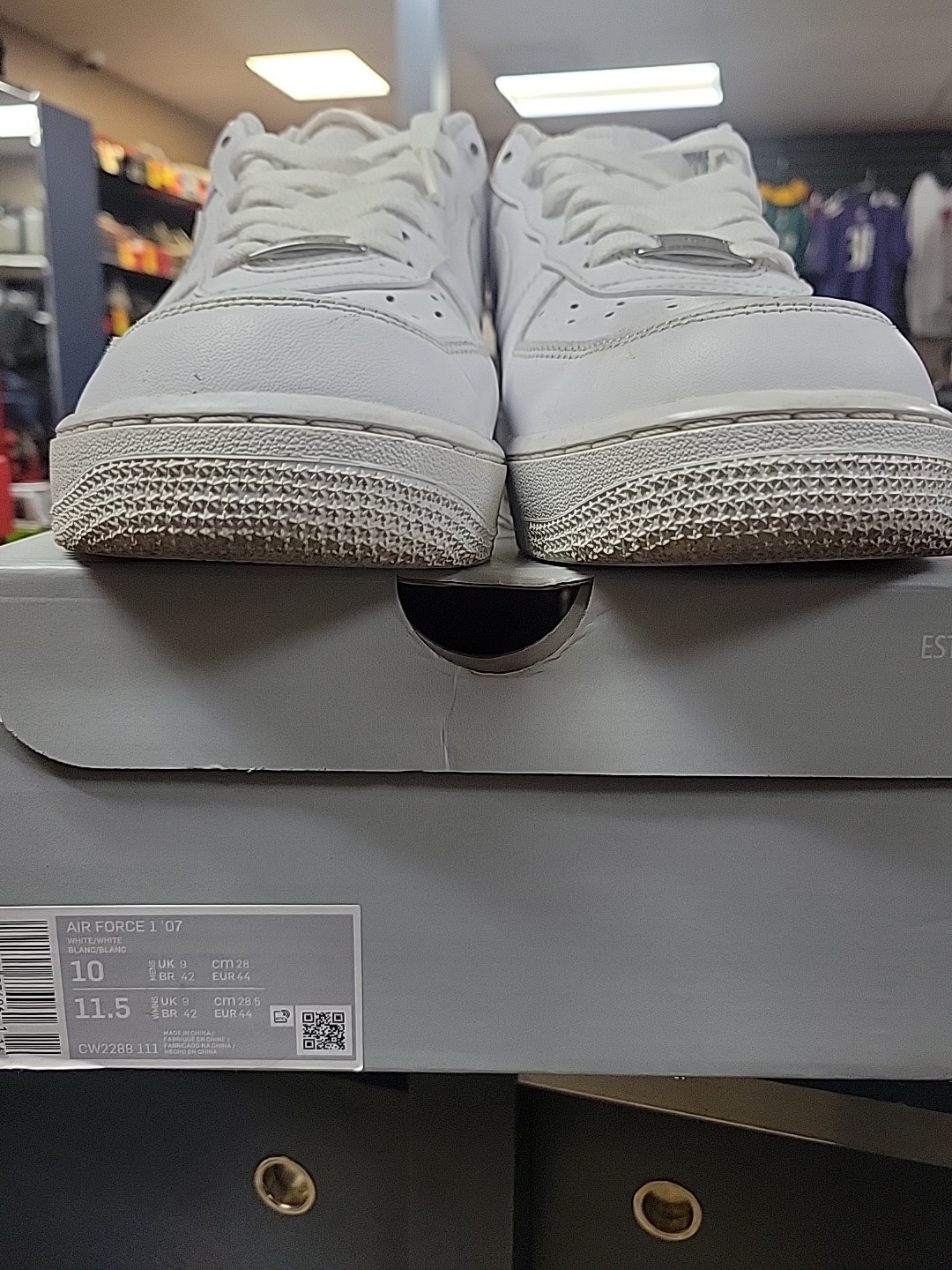 nike mens air force 1 '07 cw2288 111 white low top lace up sneaker shoes size 10 nike mens air force 1 '07 cw2288 111 white low top lace up sneaker shoes size 10