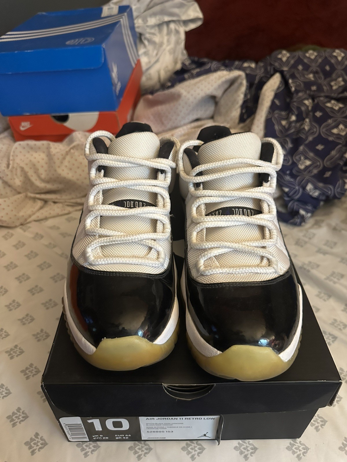 size 10 air jordan 11 retro low concord size 10 air jordan 11 retro low concord