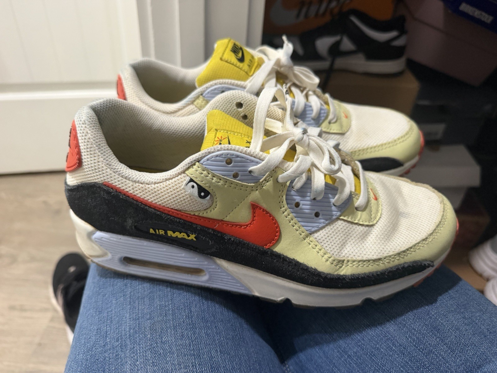 nike air max 90 men’s low top lace up athletic sneaker colorblock nike air max 90 men’s low top lace up athletic sneaker colorblock