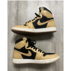 jordan air jordan 1 retro high og heirloom tan/black 555088 202