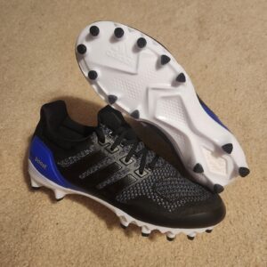 adidas ultraboost football cleats black blue woven jp7410 men’s sizes new