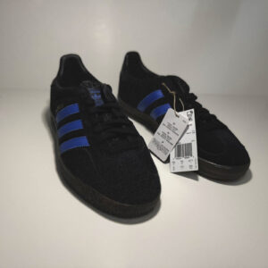 size 9 adidas gazelle indoor black blue gum with tag new